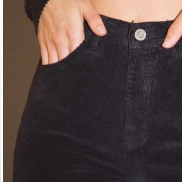 NWT Levi's 711 Skinny Mid Rise Corduroy Black Pants - Picture 13 of 15